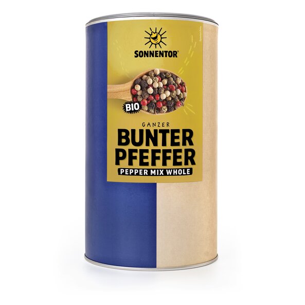 Pfeffer bunt ganz bio 500 g, Gastrodose groß